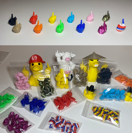 Bag of Middle Fingers, Funny Miniature Gag Gift, F you in a bag