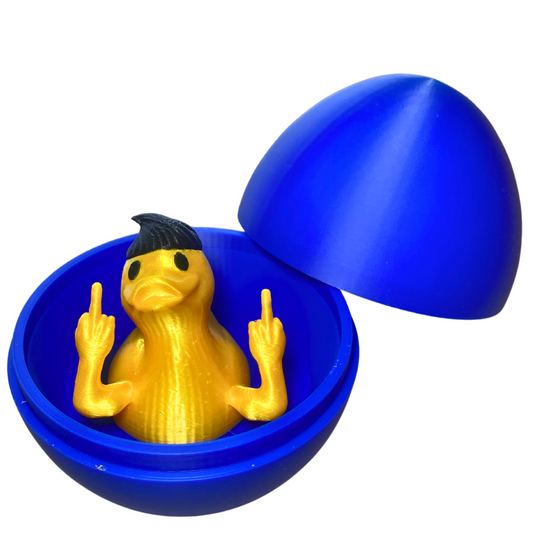 Funny F-U Duck in an Egg - Adult Humor, Gag Gift for Friends or Coworkers